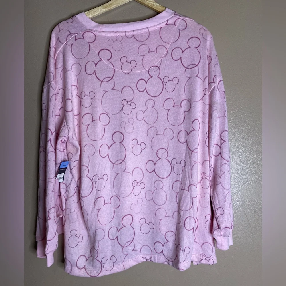 Pink Joggers with Mickey Mouse Pattern‎ - Picture 3 of 11